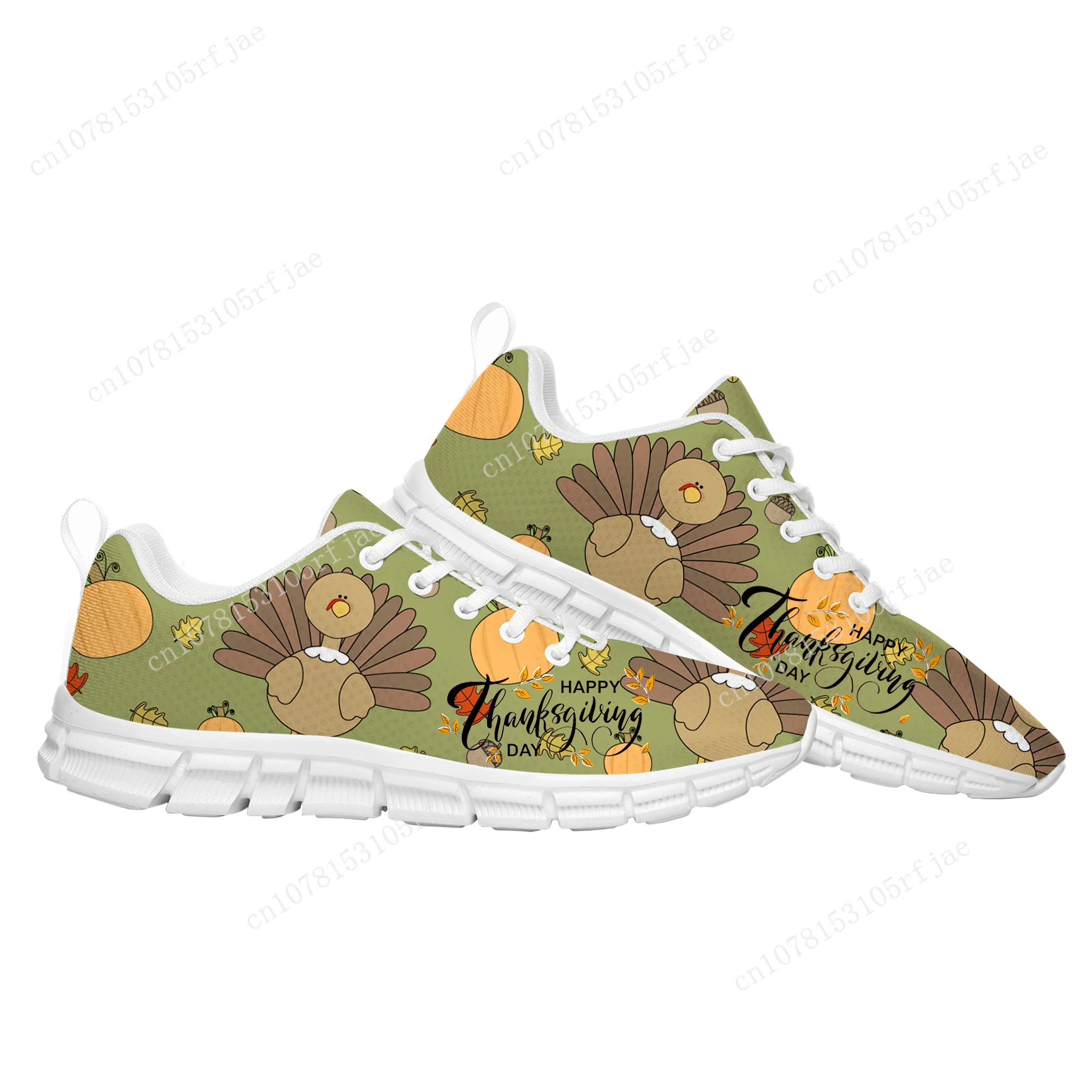 Thanksgiving Day Festival Sports Custom Shoes High Quality Mens Womens Teenager Sneaker Fashion Tailor Made Couple Built Shoes