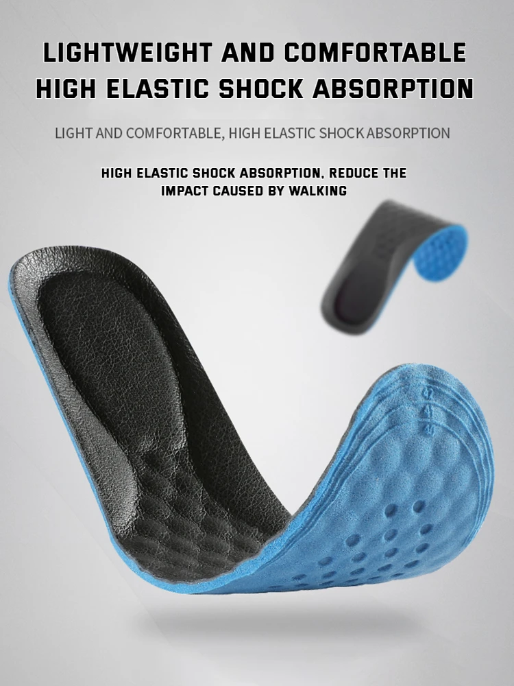 Premium Leather Orthotic Insoles for Arch Support and Comfort