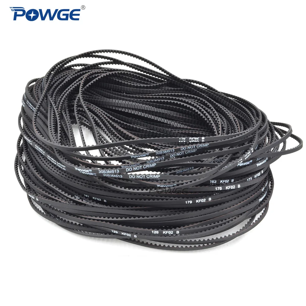 Car Racing Front Timing Belt For POWGE WRC Sakura D4 D3 S3M-255/351/411/447/507/510/513/516/519/522/540/552/750mm