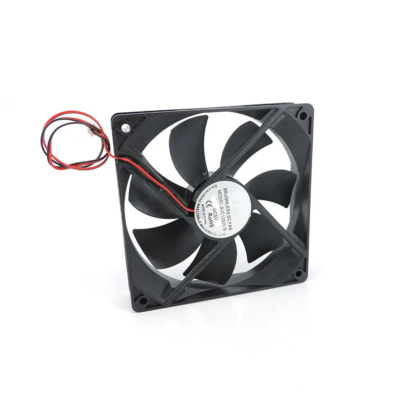120mm 120x25mm 12V 2Pin DC Brushless BALL BEARING PC Computer Case Cooling Fan 12cm Radiator Ventilador PC Cooler Master L1 cooling fan gaming cooling fan