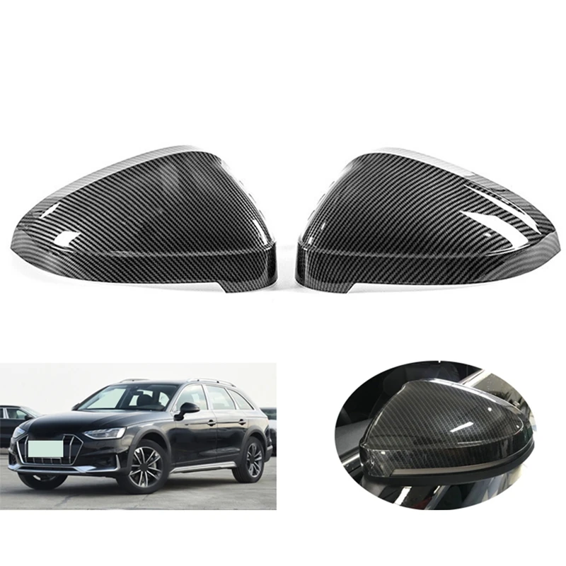 

Car Rear Mirror Cover Shell Cap With Auxiliary Hole For A4L B9 2017-2021