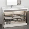1 Set Multi-Use Kitchen Under Bathroom Sink Organizers - Expandable Cabinet Shelf Organizer Storage Rack 5