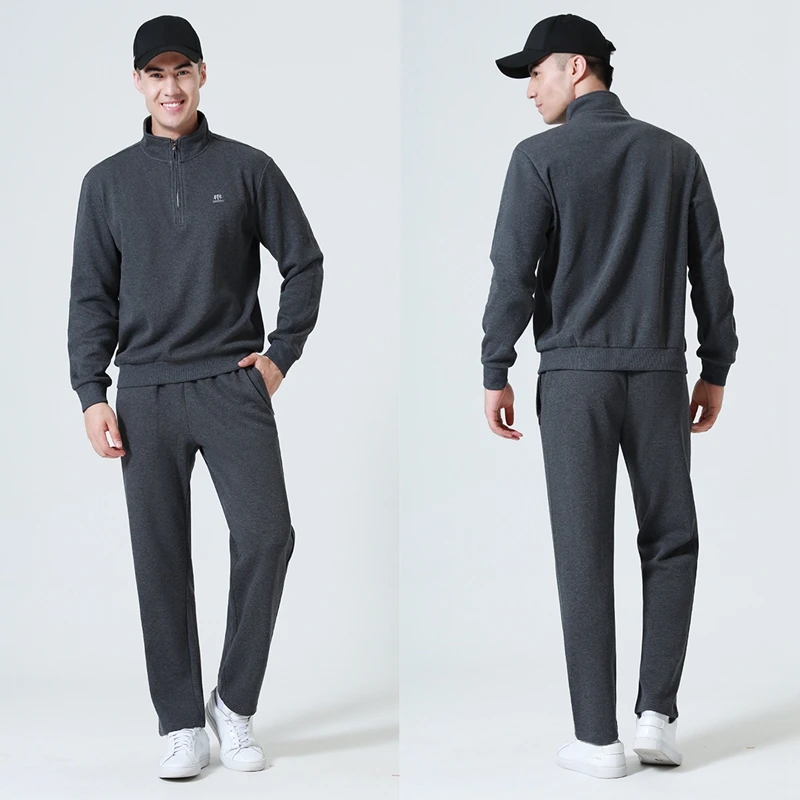 Spring And Autumn Men's Long Sleeved Pants Sports New In Sweatshirts Large Fashion Casual Wear Sets To Dress Tracksuit Men