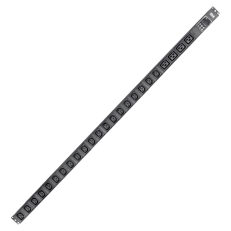 

24 Outlet Heavy Duty Industrial Metal Power Strip PDU with Junction Box Input, Wall Mountable, 1U Rackmount