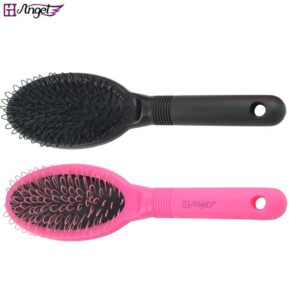 60pc-전문 정전기 방지 루프 핀 쿠션 브러시, 헤어 익스텐션/가발 관리를 위한 정전기 방지