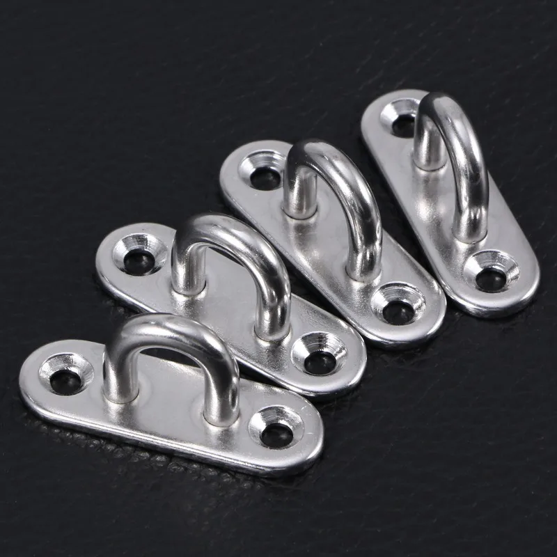 Heavy Duty Corrosion Resistant U-Hook Set for Marine and Wall Applications