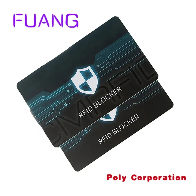 

Пользовательская CMRFID OEM печатная Rfid Блокировка Карты 13,56nhz Hf сигнала анти-сканирование Rfid блокировщик карт для защиты вашей кредитной карты