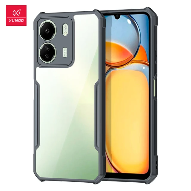 Funda Para Redmi 13c Transparente Adsorbente