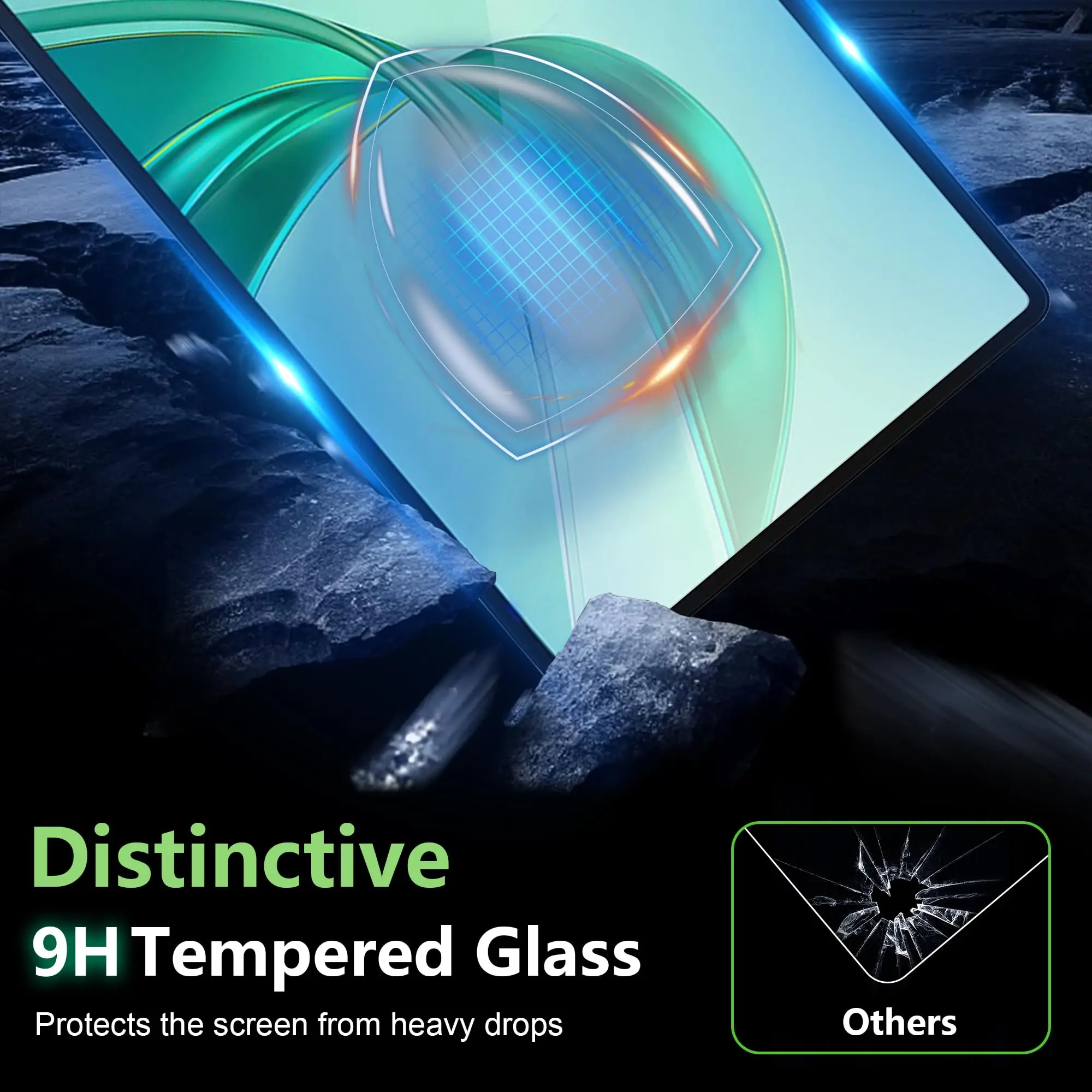 Tempered Glass Film for Honor Pad X8a 2024 (11 Inch) 9H Hardness HD Anti-fingerprint Premium Screen Protector Protective Film 6