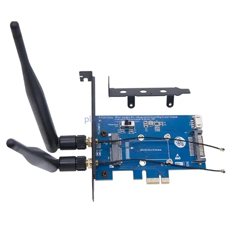 

Удобная плата преобразователя Mini PCI E в настольный компьютер с антенной Раскройте потенциал вашего ПК E8BA