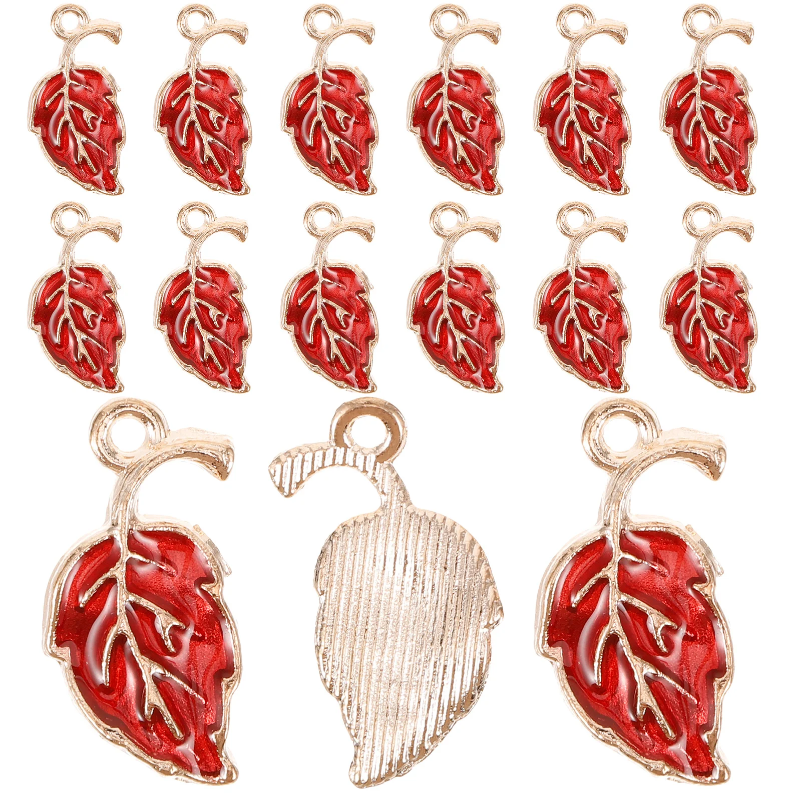 

20Pcs Decorative Leaf Charms Necklace Bracelet Earring DIY Leaf Pendants Mini Leaf Charms for Jewelry