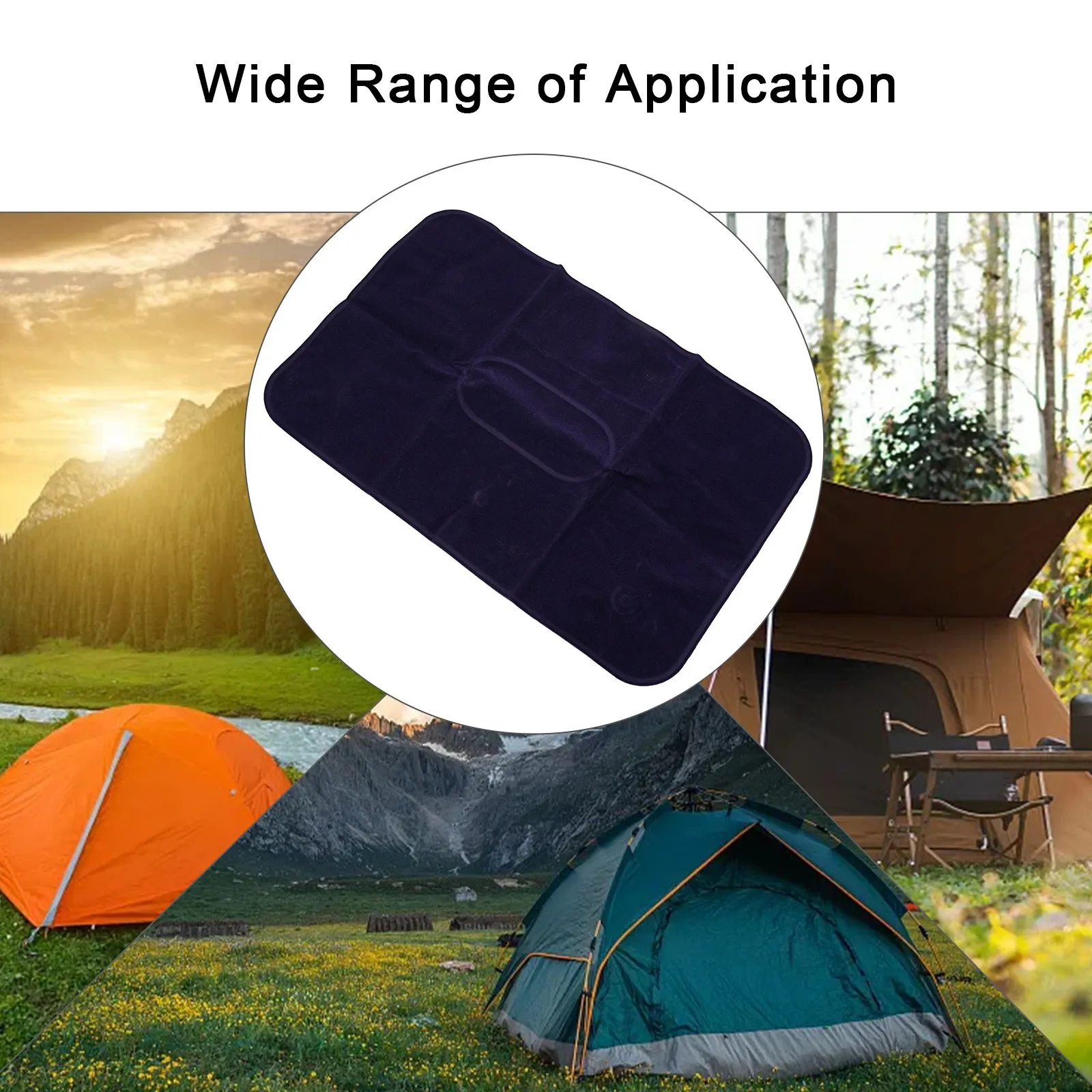 

Brand New Inflatable Pillow Head Rest Support 32x22x1cm Air Pillow Camping Supplies For Outdoor Camping Travel