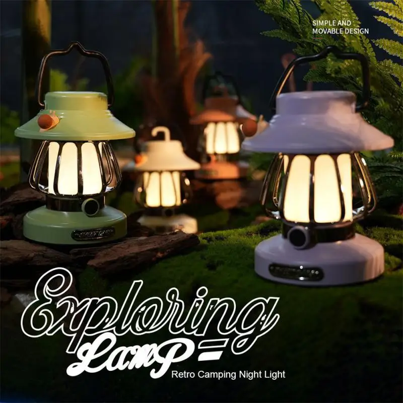

Portable Camping Light Unique Decoration Night Light Decorative Lights Outdoor Lighting Chargable Christmas Gift High Quality