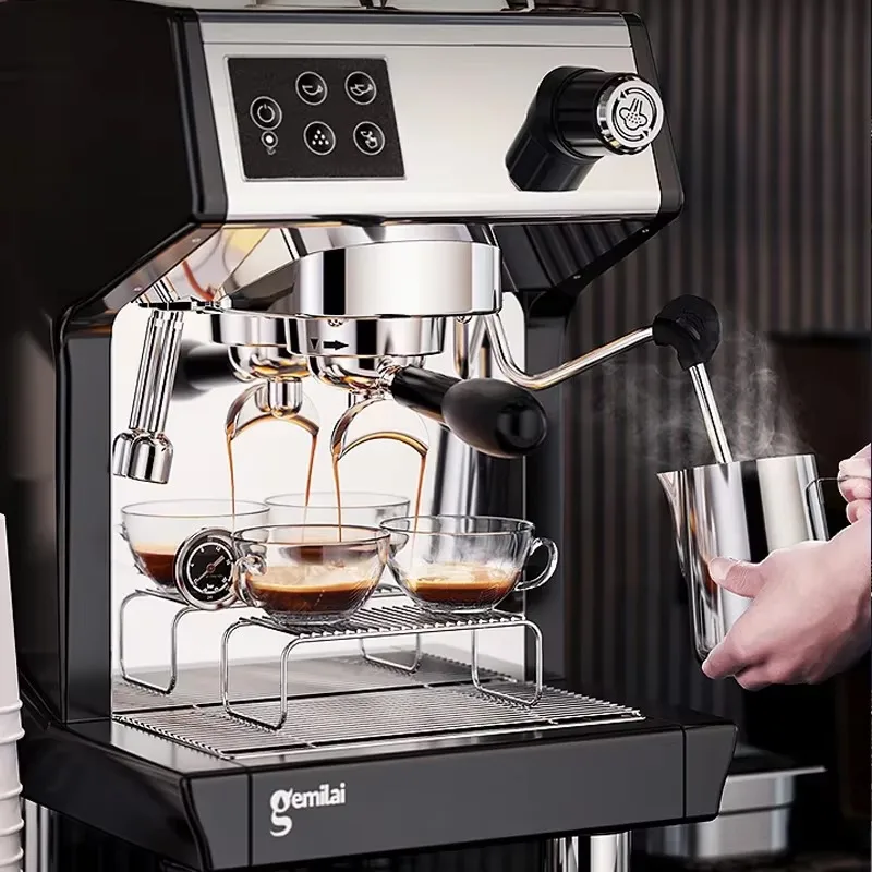 Electric Milk Frother Coffee Machine Commercial Hotel Italian Bar Espresso Commercial Fresh Milk Commercial Cappuccino 4