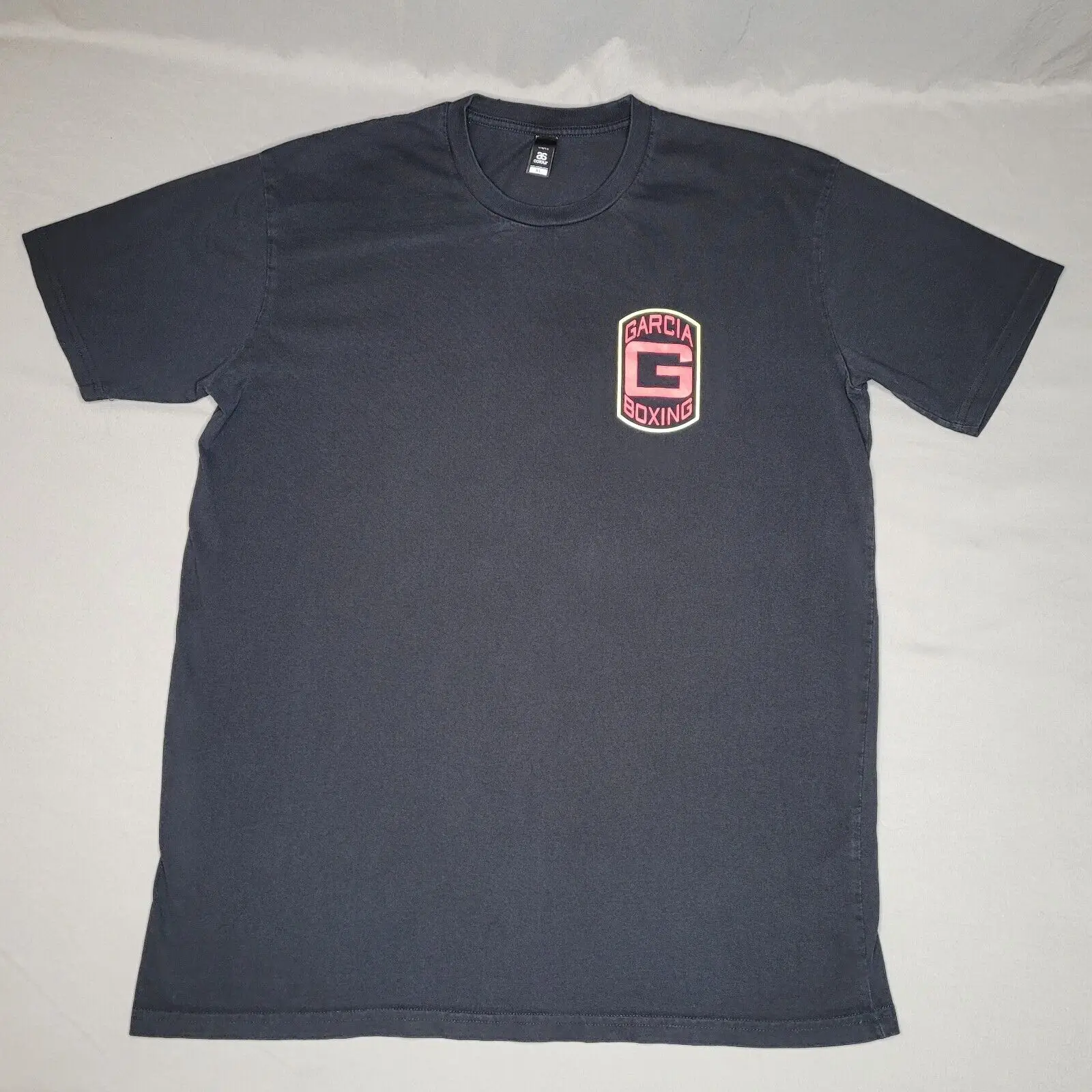 Garcia Boxing Shirt Adult Xl Extra Large Nero Rosso Giallo G Logo As Color Mens Maniche Lunghe O Corte
