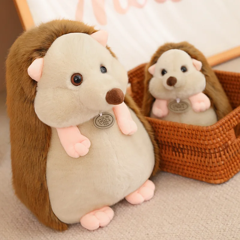 

17/30cm Kawaii Simulation Plush hedgehog Toys Pet Dolls Soft Stuffed Peluche Animals Boys Girls Appease Toys Nice Gift