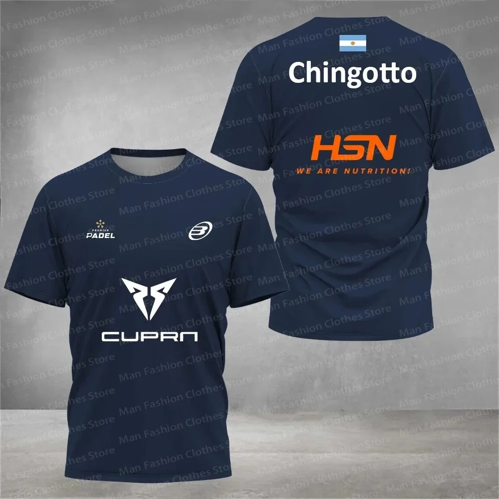 25 New Padel Wear Sports Jersey Men T-Shirt Men Short Sleeve T-shirts Summer Men's Women's Street Casual Sports Causal T -Shirt 2