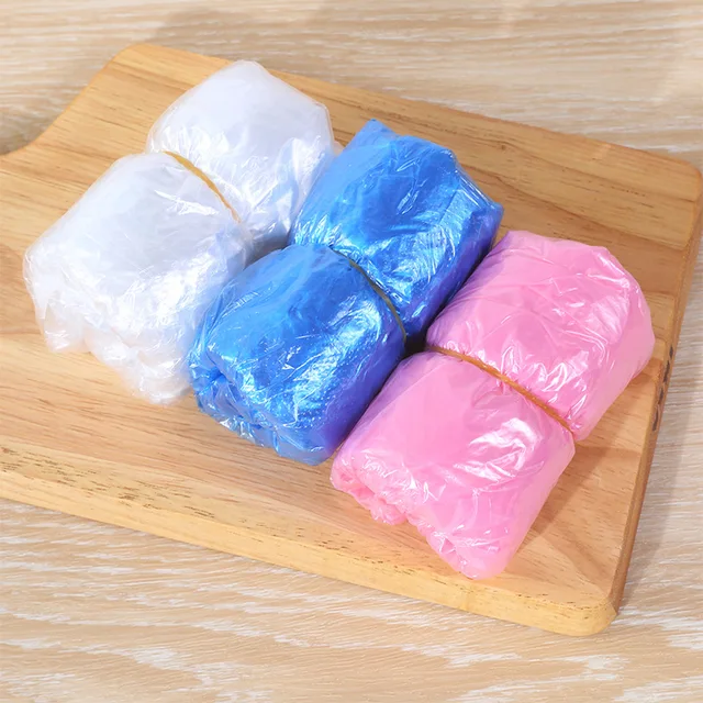 100Db/Tétel Műanyag Vízálló Eldobható Cipőfedelek Vastag Tisztító Cipőhő - Image 2