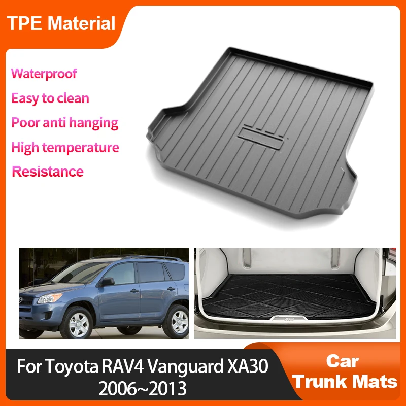 

Противоскользящий коврик для багажника Toyota RAV4 Vanguard XA30 2006 ~ 2013 2011 2012 MK3