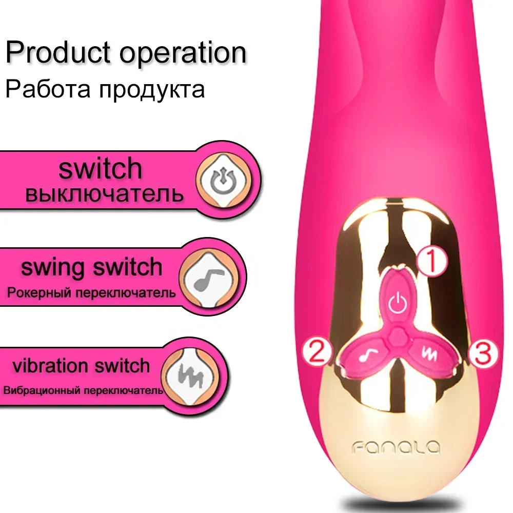 Powerful Dildos Vibrator Sex Toys for Women Dual motor G-Spot Clitoris Dual Stimulator Anal Massager sex toy Shop For Couple 18