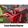 Milwaukee PACKOUT Stackable Drawer Tool Box 48-22-8442 48-22-8443 48-22-8444 48-22-8447 Heavy Storage Case Tool Accessories 3