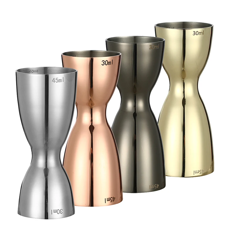 Cocktail Jigger 30ml 45ml Bar Measuring Jigger Stainless Steel measuring jigger