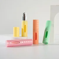 Bouteille de parfum rechargeable Portable de 5/10ml, avec vaporisateur, conteneurs cosmétiques, atomiseur, Mini vaporisateur en aluminium pour voyage 2
