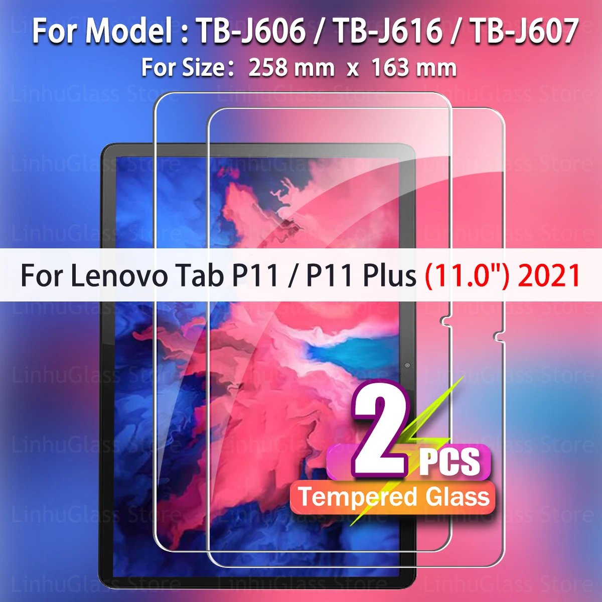 Premium 2-Pack Tempered Glass Screen Protector