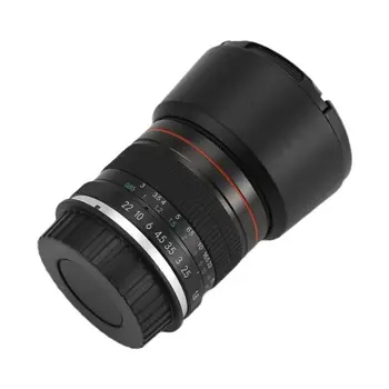 Obiettivo fotografico ELECT-85mm F1.8 per Canon, apertura ampia F1.8, messa a fuoco fissa, per ritratti e macro, messa a fuoco manuale pura, obiettivo per fotocamera SLR.