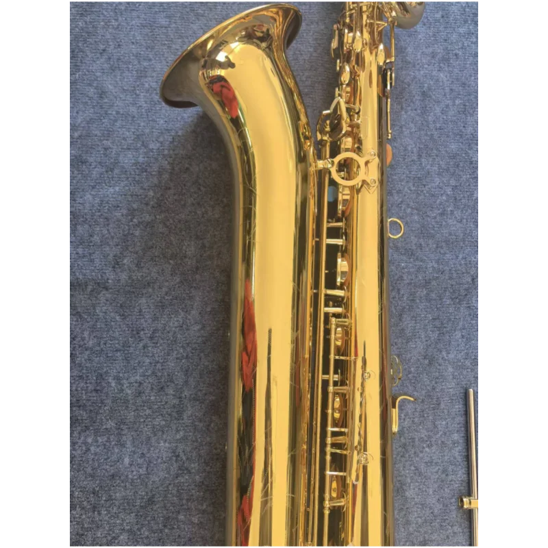 Three 16-Hole Silver-Plated Flutes, One Upper Bass Silver-Plated Tube Body, Saxophone