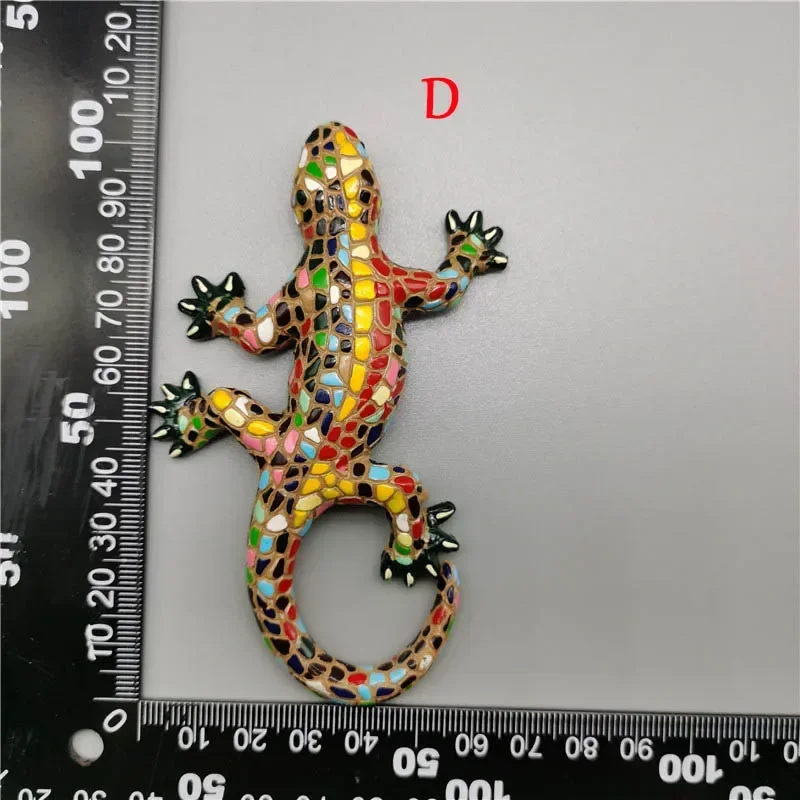 3D Spanish Dominican Republic Tourism Commemorative Lizard Gecko Refrigerator Magnets Fridge Sticker for Home Decor magnetic fridge magnets,magnetic sticker,magnetic fridge stickers,refrigerator decor