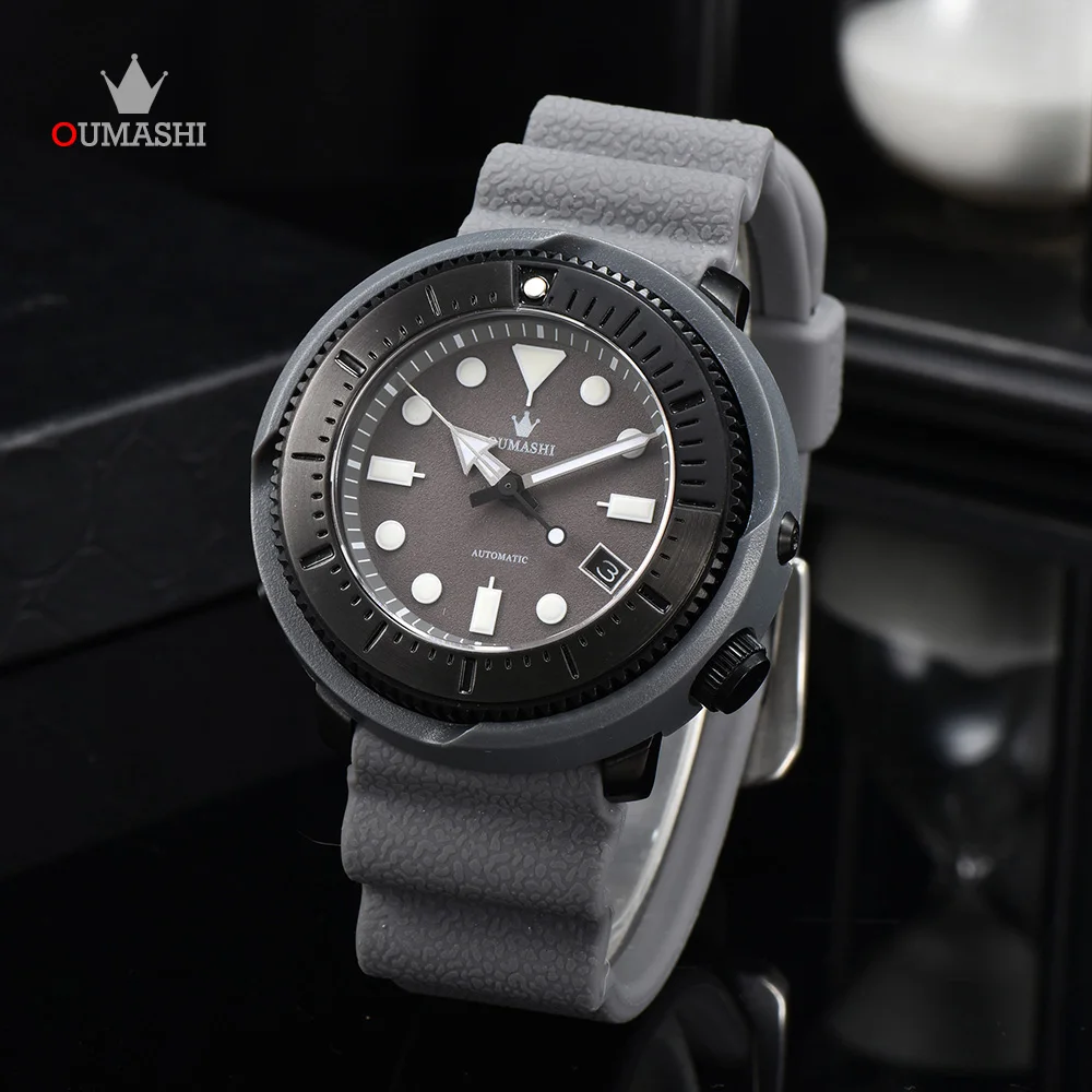 

OUMASHI men watch for men Luxury automatic watch NH35 Stainless Steel Waterproof Watch Top Brand Sapphire Wristwatch