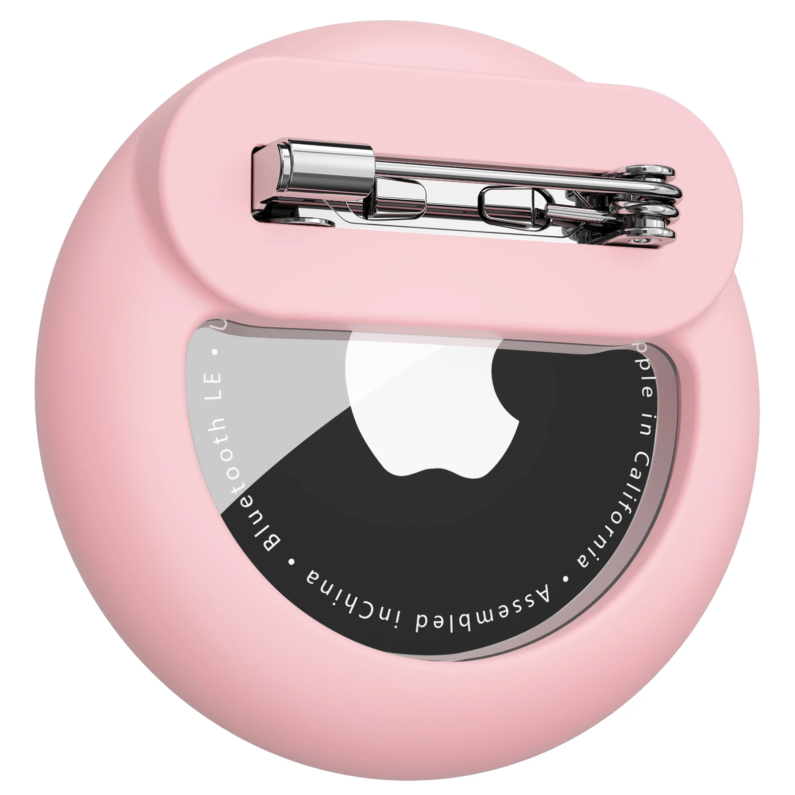 Silicone Airtag Holder with Safety Pin