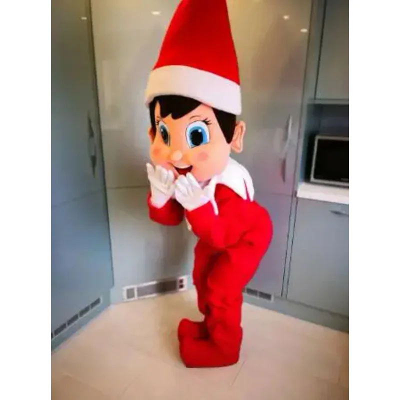 

New Adult Elf Hot Sale Foam Cute Boy Fancy Cartoon Mascot Costume Plush Christmas Fancy Dress Halloween Mascot Costume