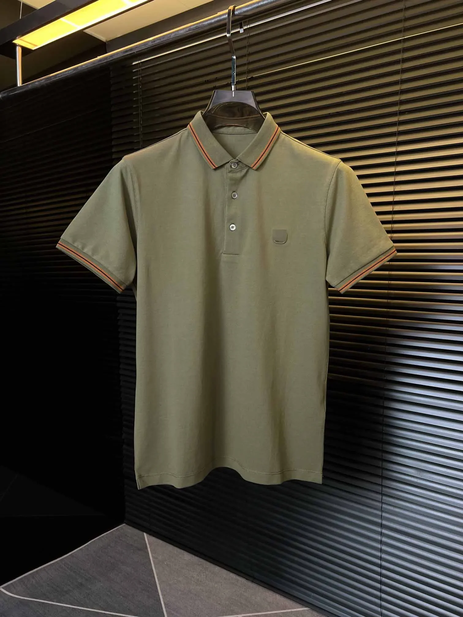 

BILLIONAIRE SIJITONGDA Shirt silk men 2024 summer new short sleeve breathable thin embroidery quality big size M-2XL