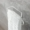 U Shape Bathroom Acrylic Towel Bar Hand Towel Holder Self Adhesive Towel Rack For Bathroom Wall Mounted Transparent Towel Hanger 2