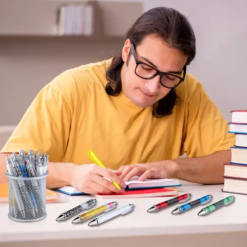 6/12 Pcs Teacher Ballpoint Pens Bulk Teacher'S Day Gift Flash Thank You Gifts For Ladies, Nurses, Colleagues Office Writing Gift - Image 6