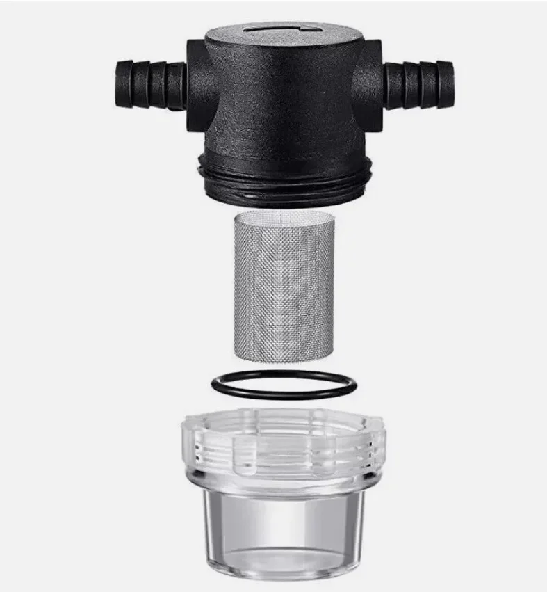 Water Pump Strainer Filter In-Line Strainer Water Pump Mesh Filter Tap Pipeline Purification Sediment Impurities
