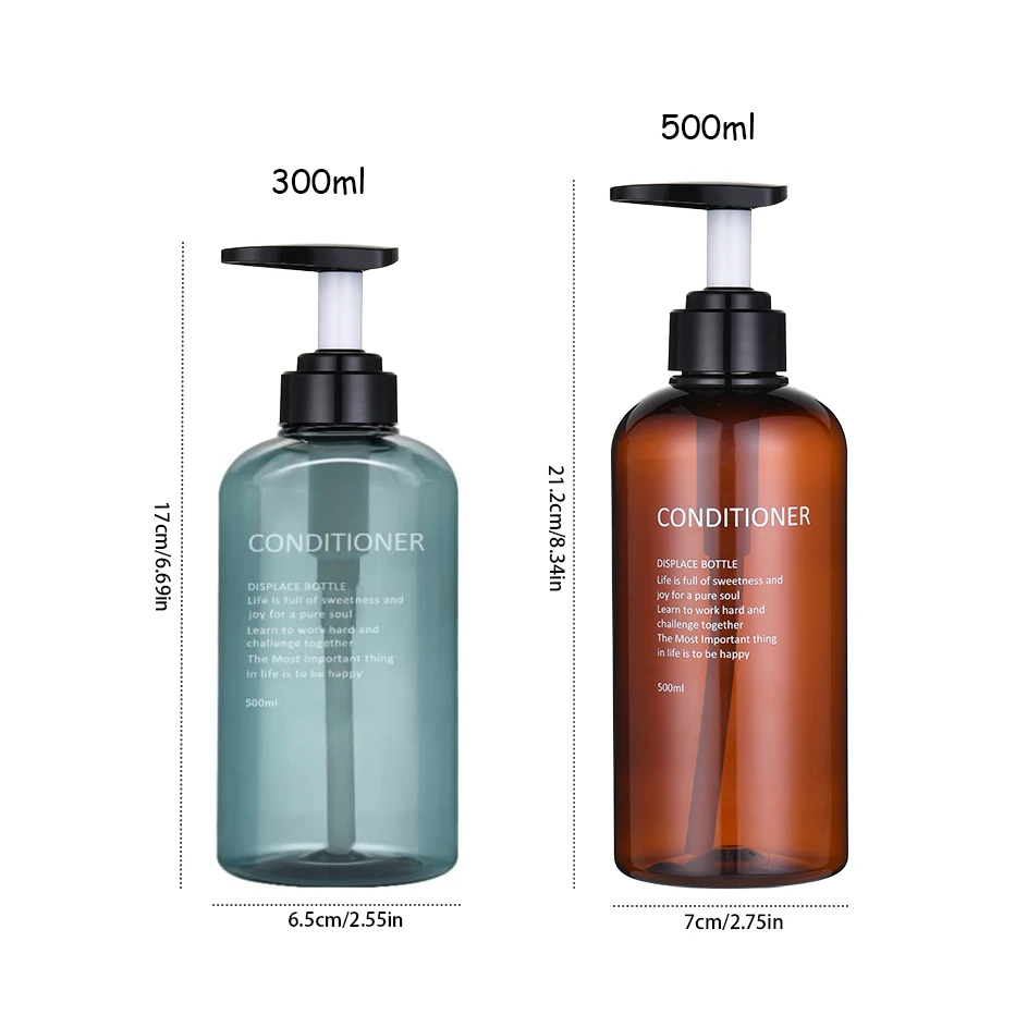 Soap Dispenser Shampoo Dispenser 3pcs