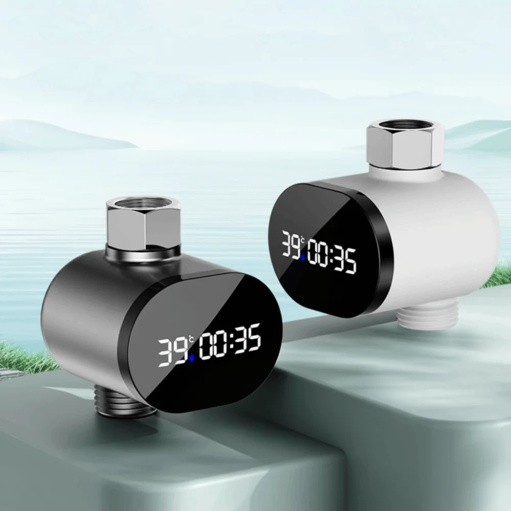 Stainless-Steel Water Temperature Gauge Waterproof Touch Control LED Display Thermometer Indicator Tool Precise Measurement