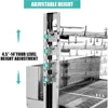 37" Electric Rotisserie Grill, Pig Lamb Spit Roaster Stand Rotisserie 132 Lbs Capacity With Adjustable Height, BBQ Charcoal 6