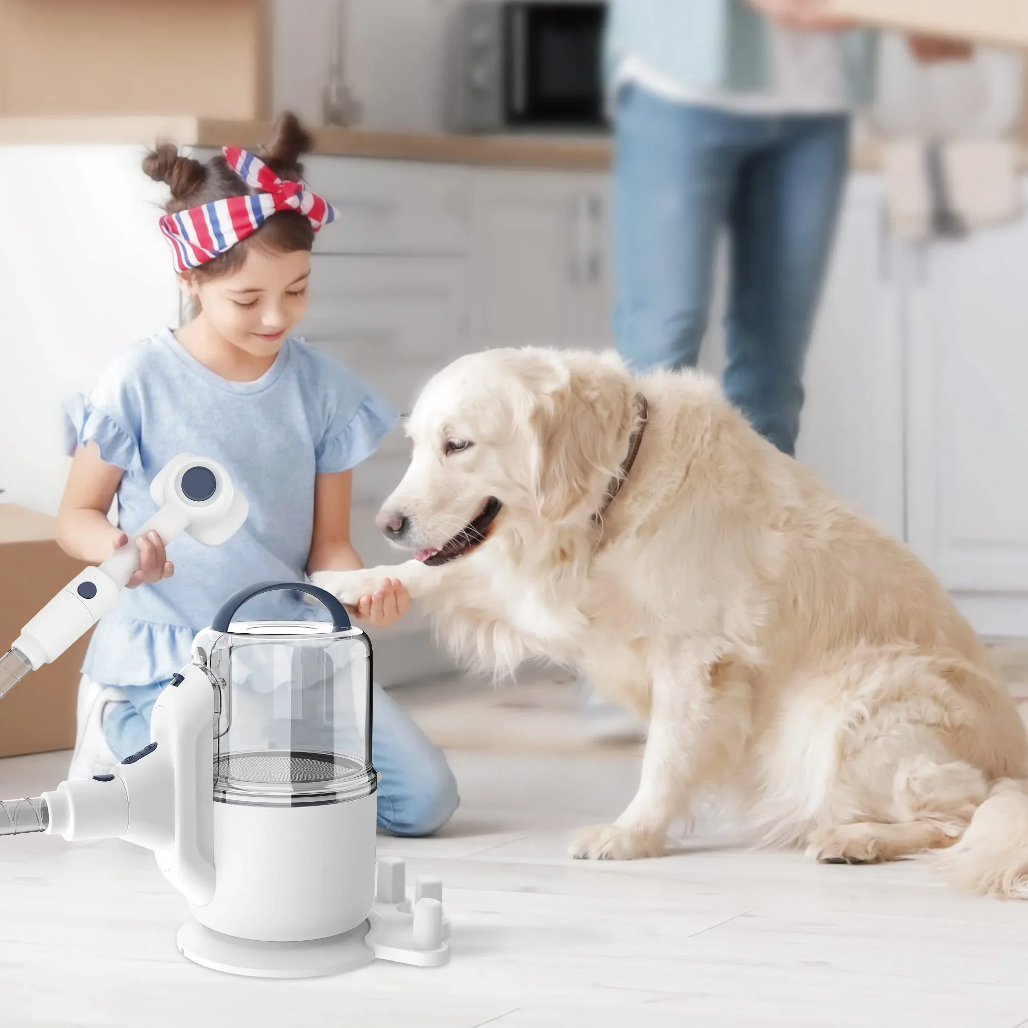 Best Pet Care Product Large Dust Cup Pet Grooming Vacuum For Dog