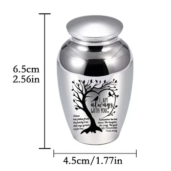 Pet family ashes cremation jar Pet ashes box Life tree ashes jar Pet supplies 2