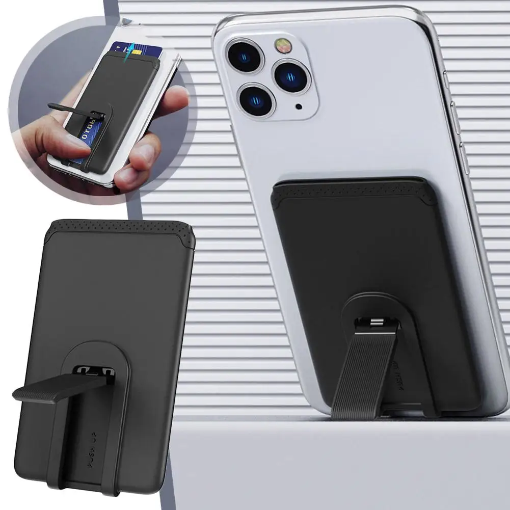 Silicone Adhesive Phone Pocket and Stand with Fashionable Design