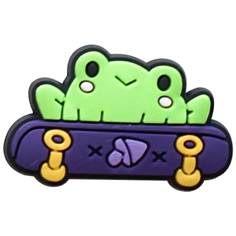 Whimsical Frog Shoe Charms for Clogs and Accessories