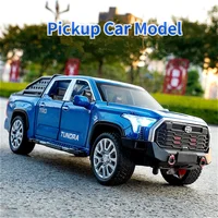 1/32 Tundra Alloy Pickup Car Model Diecast & Toy Metal Off-Road Vehicles Car Model Simulation Sound and Light Childrens Toy Gift 1