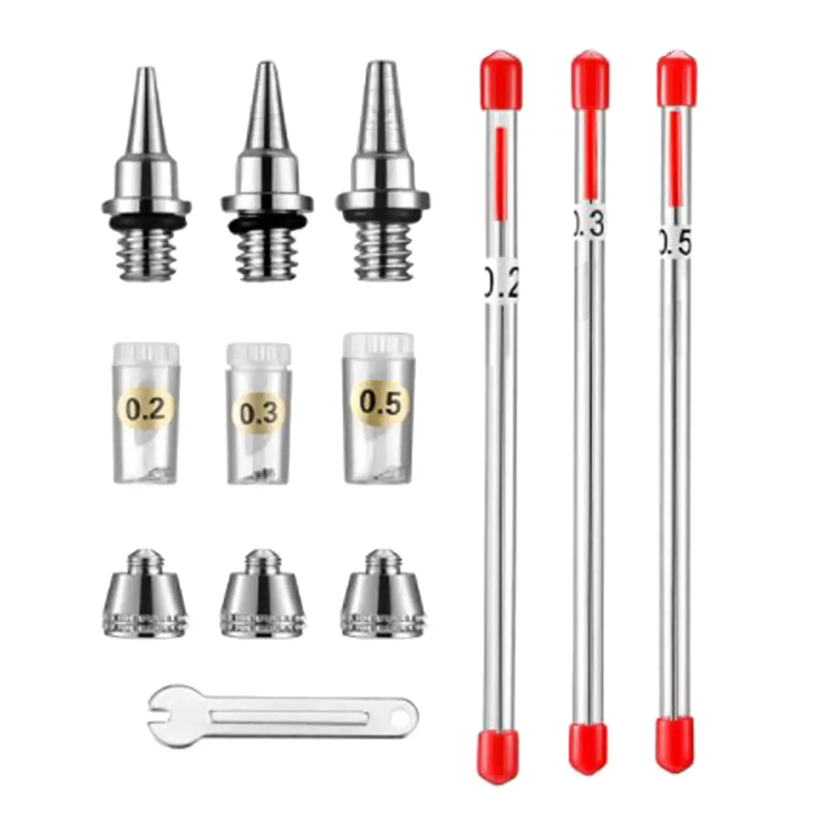

10Pcs Professional Airbrush Kits Airbrush Spare Mini Wrench