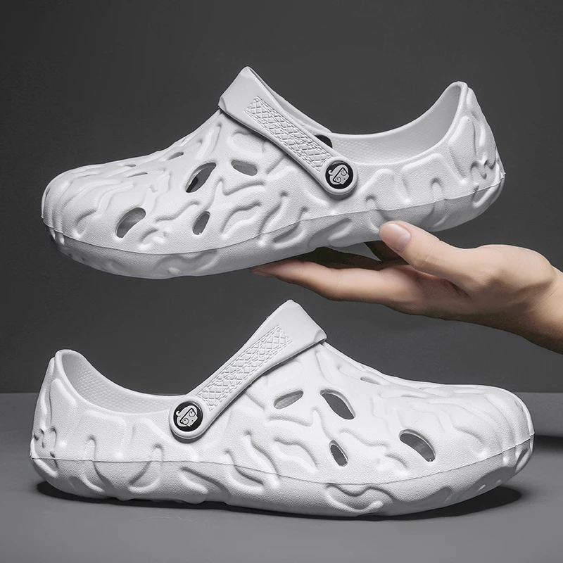 

Мужские босоножки на плоской подошве, летние босоножки