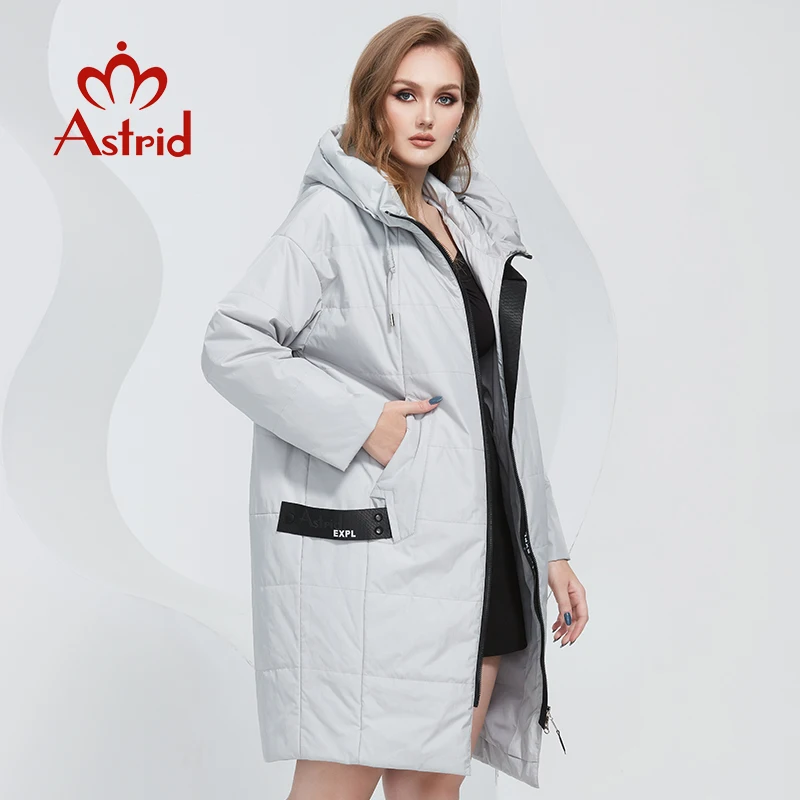 Astrid 2022 Spring Women Parkas Oversize Long Loose Padded Down - Main Image