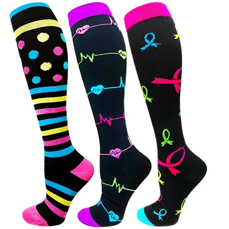 Compression Socks Fit for Nurse Doctor Varicose Veins Edema Diabetes Travel Flight Hiking Recovery Running Fitness compression socks sports socks fitness sports socks sport socks
